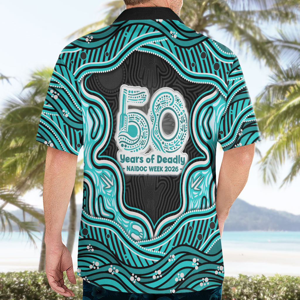 Brisbane Heat NAIDOC Week 2026 Hawaiian Shirt Aboriginal Indigenous - 50 Years of Deadly