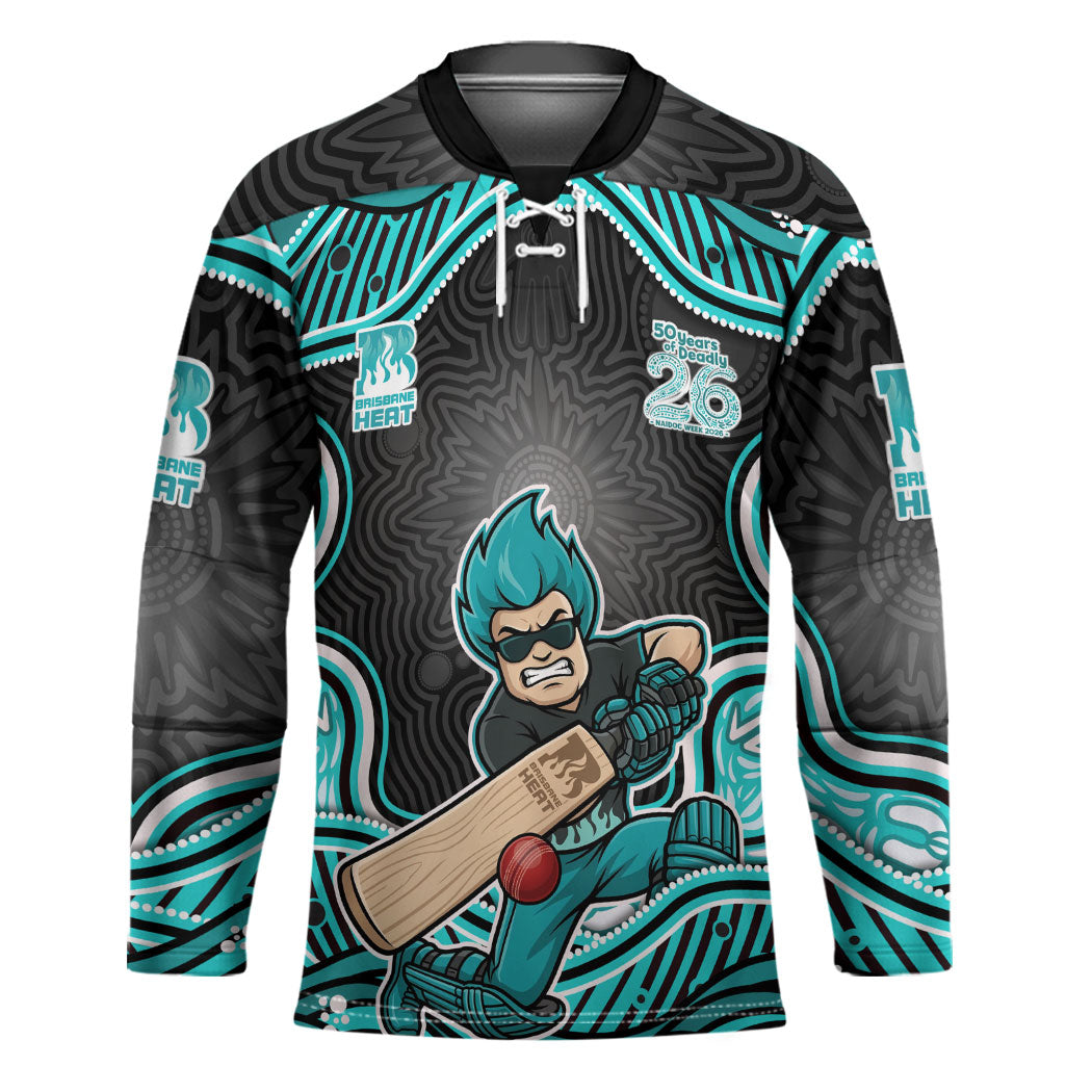 Brisbane Heat NAIDOC Week 2026 Hockey Jersey Aboriginal Indigenous - 50 Years of Deadly