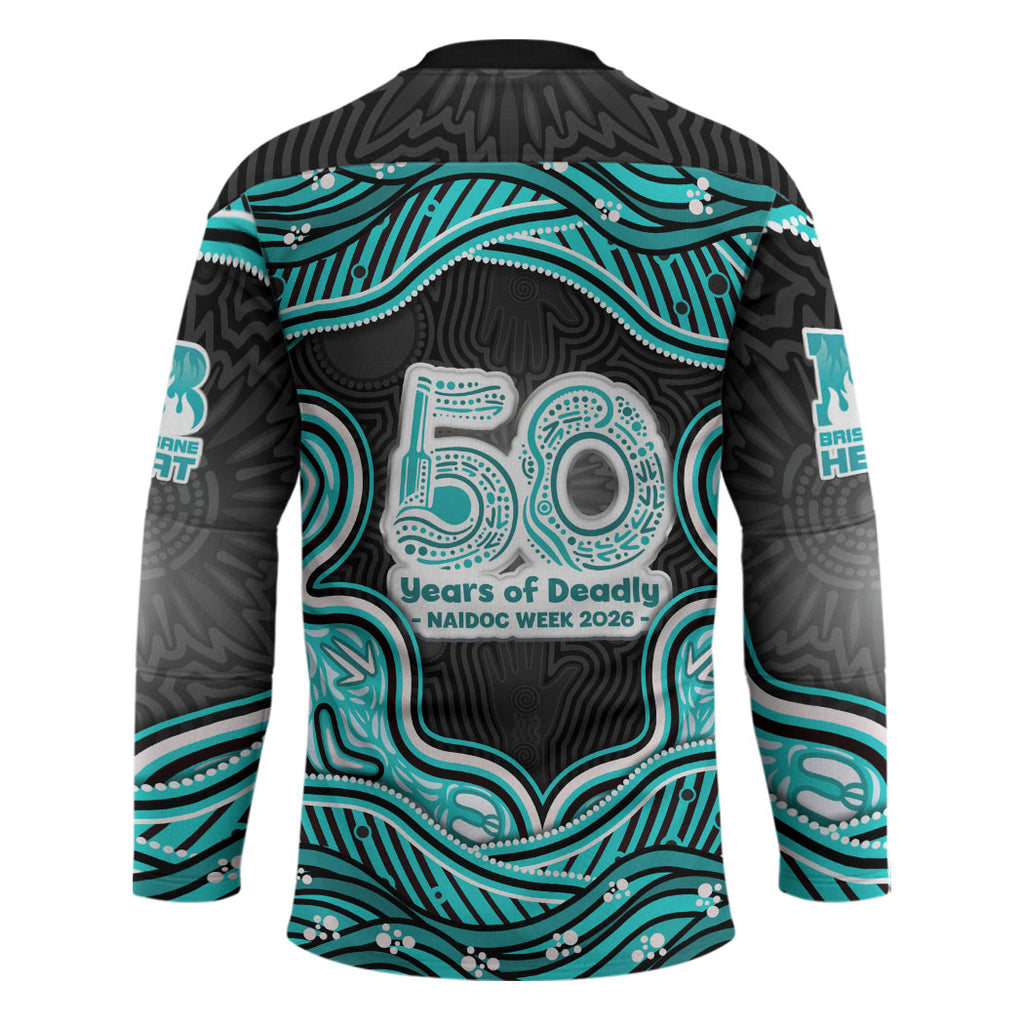 Brisbane Heat NAIDOC Week 2026 Hockey Jersey Aboriginal Indigenous - 50 Years of Deadly