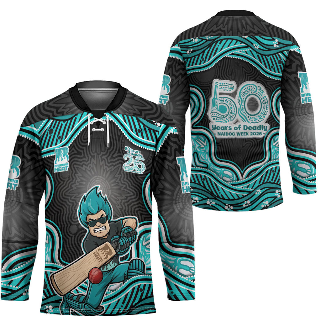 Brisbane Heat NAIDOC Week 2026 Hockey Jersey Aboriginal Indigenous - 50 Years of Deadly