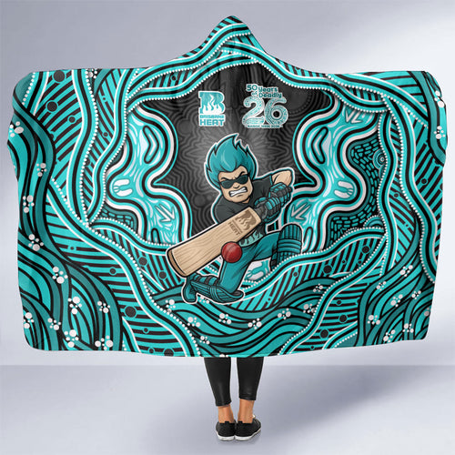 Brisbane Heat NAIDOC Week 2026 Hooded Blanket Aboriginal Indigenous - 50 Years of Deadly