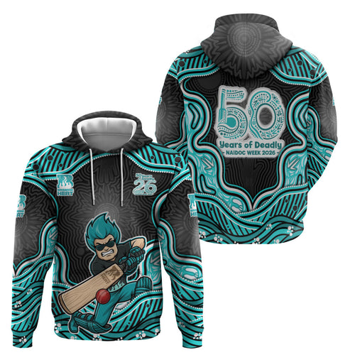 Brisbane Heat NAIDOC Week 2026 Hoodie Aboriginal Indigenous - 50 Years of Deadly