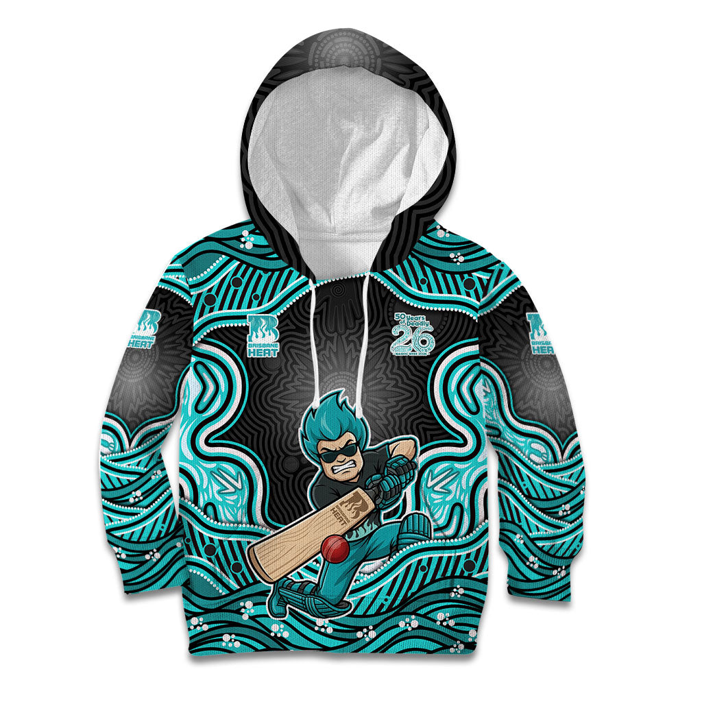 Brisbane Heat NAIDOC Week 2026 Kid Hoodie Aboriginal Indigenous - 50 Years of Deadly