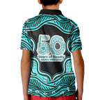 Brisbane Heat NAIDOC Week 2026 Kid Polo Shirt Aboriginal Indigenous - 50 Years of Deadly