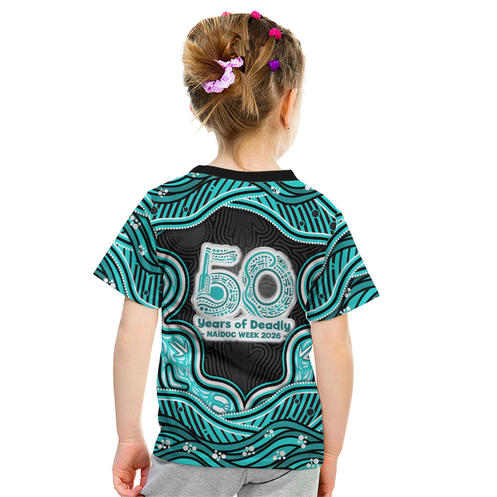 Brisbane Heat NAIDOC Week 2026 Kid T Shirt Aboriginal Indigenous - 50 Years of Deadly