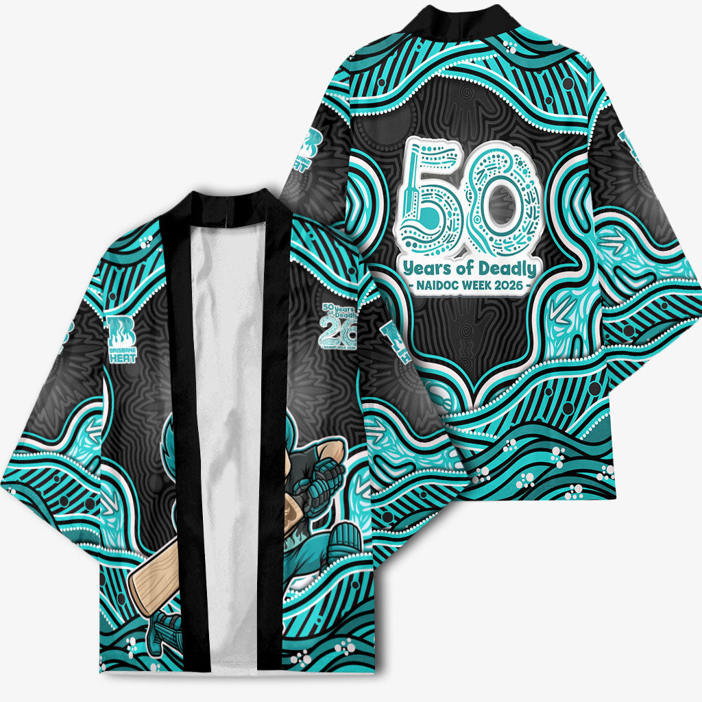 Brisbane Heat NAIDOC Week 2026 Kimono Aboriginal Indigenous - 50 Years of Deadly