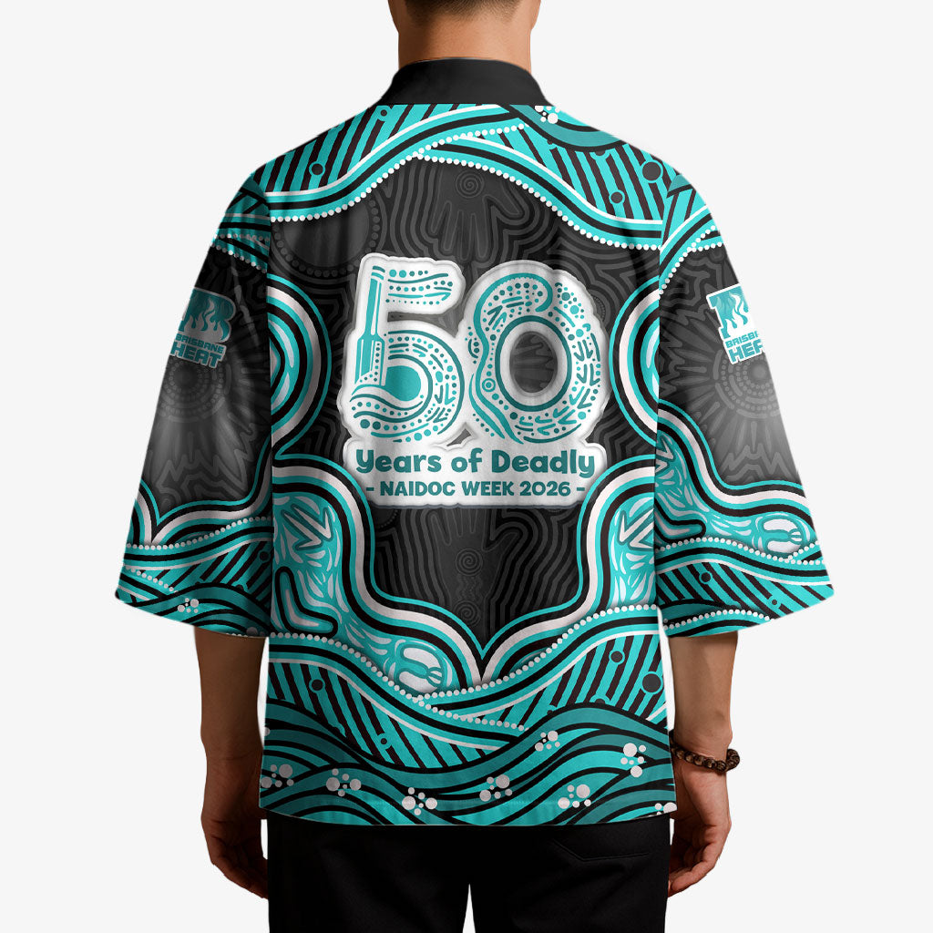 Brisbane Heat NAIDOC Week 2026 Kimono Aboriginal Indigenous - 50 Years of Deadly
