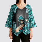 Brisbane Heat NAIDOC Week 2026 Kimono Sleeve Blouse Aboriginal Indigenous - 50 Years of Deadly