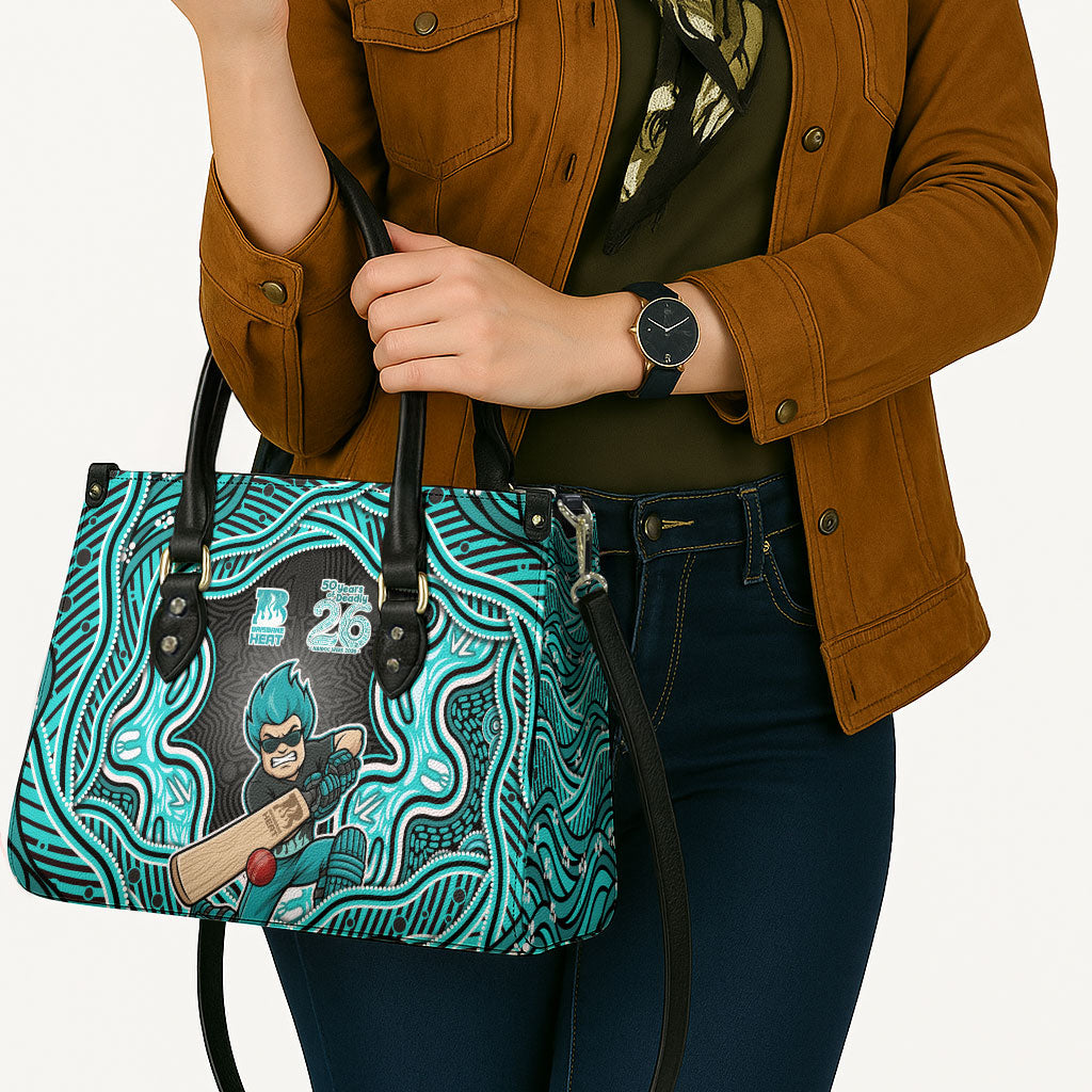 Brisbane Heat NAIDOC Week 2026 Leather Bag Aboriginal Indigenous - 50 Years of Deadly