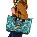 Brisbane Heat NAIDOC Week 2026 Leather Tote Bag Aboriginal Indigenous - 50 Years of Deadly