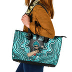Brisbane Heat NAIDOC Week 2026 Leather Tote Bag Aboriginal Indigenous - 50 Years of Deadly
