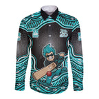 Brisbane Heat NAIDOC Week 2026 Long Sleeve Button Shirt Aboriginal Indigenous - 50 Years of Deadly