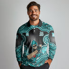 Brisbane Heat NAIDOC Week 2026 Long Sleeve Polo Shirt Aboriginal Indigenous - 50 Years of Deadly