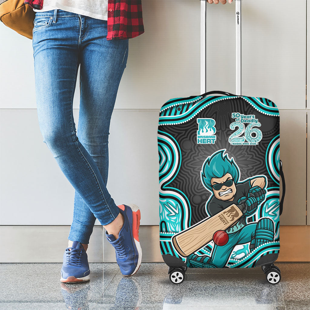 Brisbane Heat NAIDOC Week 2026 Luggage Cover Aboriginal Indigenous - 50 Years of Deadly