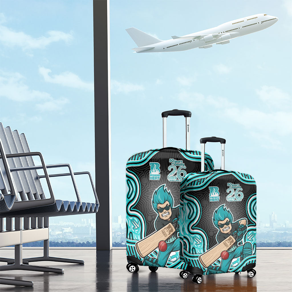 Brisbane Heat NAIDOC Week 2026 Luggage Cover Aboriginal Indigenous - 50 Years of Deadly