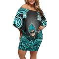 Brisbane Heat NAIDOC Week 2026 Off Shoulder Short Dress Aboriginal Indigenous - 50 Years of Deadly