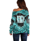 Brisbane Heat NAIDOC Week 2026 Off Shoulder Sweater Aboriginal Indigenous - 50 Years of Deadly