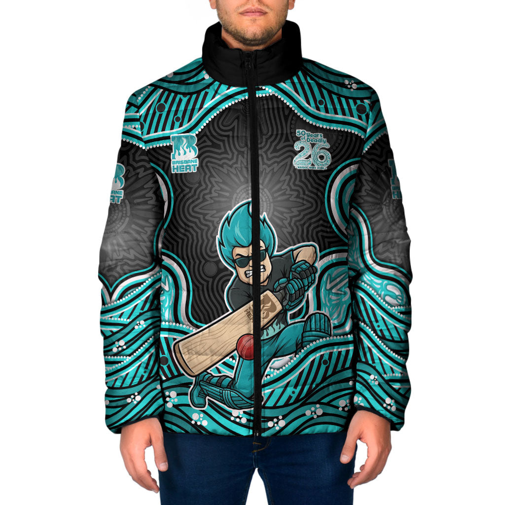Brisbane Heat NAIDOC Week 2026 Padded Jacket Aboriginal Indigenous - 50 Years of Deadly