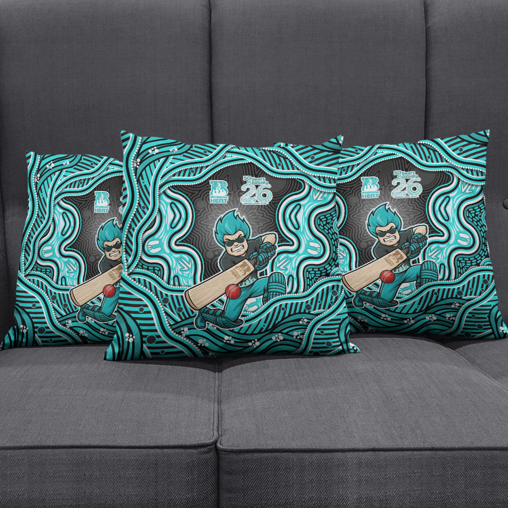 Brisbane Heat NAIDOC Week 2026 Pillow Cover Aboriginal Indigenous - 50 Years of Deadly
