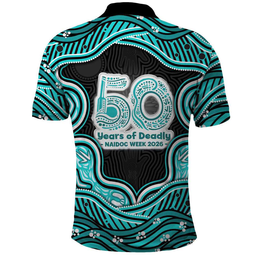 Brisbane Heat NAIDOC Week 2026 Polo Shirt Aboriginal Indigenous - 50 Years of Deadly
