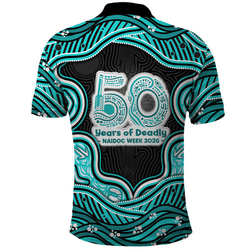 Brisbane Heat NAIDOC Week 2026 Polo Shirt Aboriginal Indigenous - 50 Years of Deadly