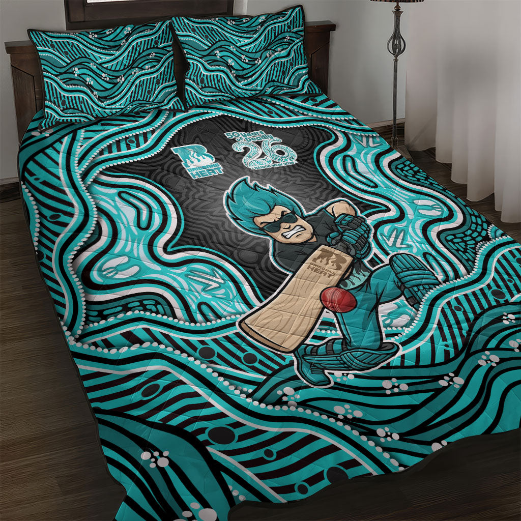Brisbane Heat NAIDOC Week 2026 Quilt Bed Set Aboriginal Indigenous - 50 Years of Deadly