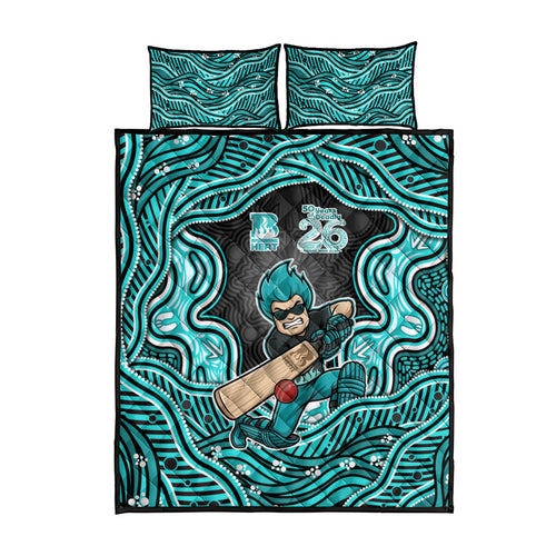 Brisbane Heat NAIDOC Week 2026 Quilt Bed Set Aboriginal Indigenous - 50 Years of Deadly