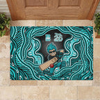 Brisbane Heat NAIDOC Week 2026 Rubber Doormat Aboriginal Indigenous - 50 Years of Deadly