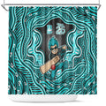 Brisbane Heat NAIDOC Week 2026 Shower Curtain Aboriginal Indigenous - 50 Years of Deadly