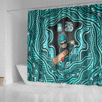 Brisbane Heat NAIDOC Week 2026 Shower Curtain Aboriginal Indigenous - 50 Years of Deadly
