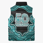 Brisbane Heat NAIDOC Week 2026 Sleeveless Puffer Jacket Aboriginal Indigenous - 50 Years of Deadly