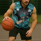 Brisbane Heat NAIDOC Week 2026 Sleeveless Zip Hoodie Aboriginal Indigenous - 50 Years of Deadly