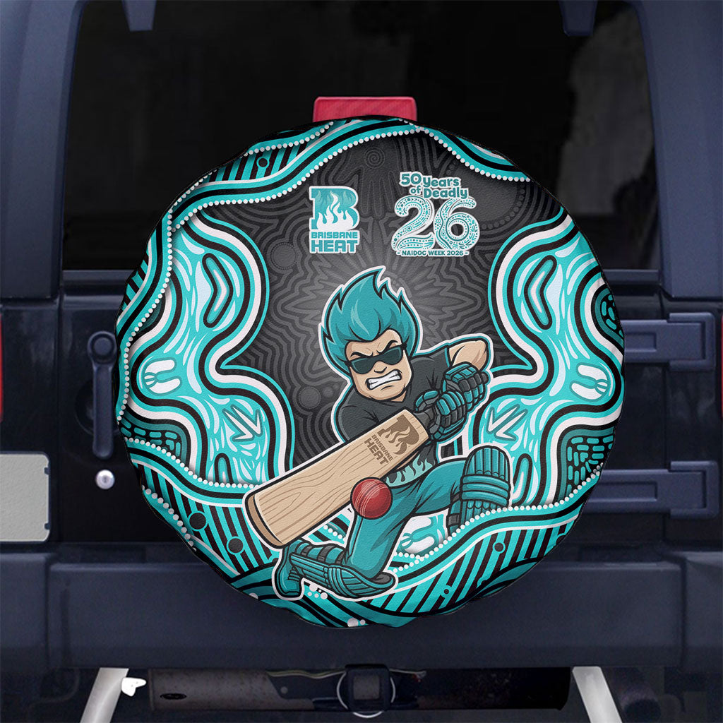 Brisbane Heat NAIDOC Week 2026 Spare Tire Cover Aboriginal Indigenous - 50 Years of Deadly