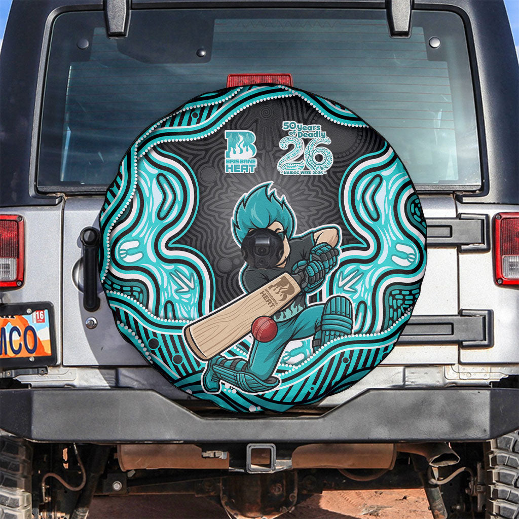 Brisbane Heat NAIDOC Week 2026 Spare Tire Cover Aboriginal Indigenous - 50 Years of Deadly