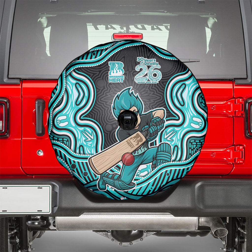 Brisbane Heat NAIDOC Week 2026 Spare Tire Cover Aboriginal Indigenous - 50 Years of Deadly