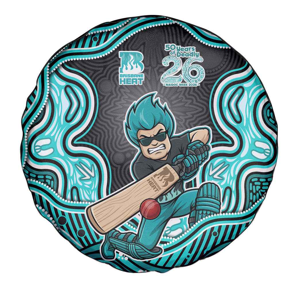 Brisbane Heat NAIDOC Week 2026 Spare Tire Cover Aboriginal Indigenous - 50 Years of Deadly