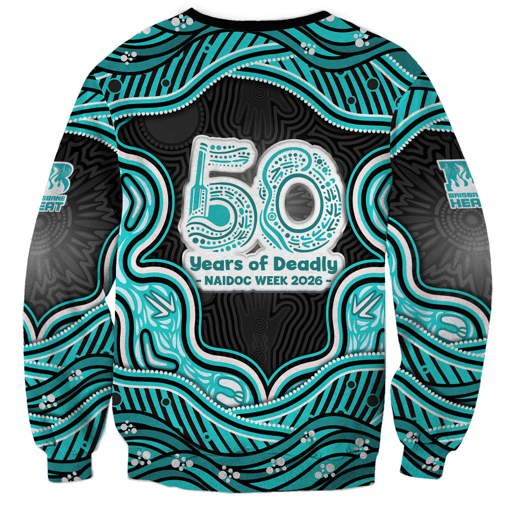 Brisbane Heat NAIDOC Week 2026 Sweatshirt Aboriginal Indigenous - 50 Years of Deadly