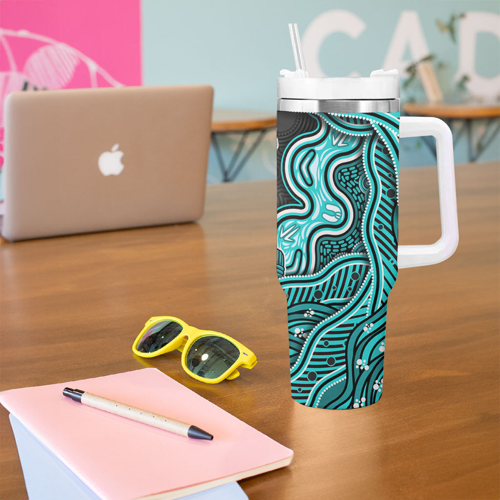 Brisbane Heat NAIDOC Week 2026 Tumbler With Handle Aboriginal Indigenous - 50 Years of Deadly