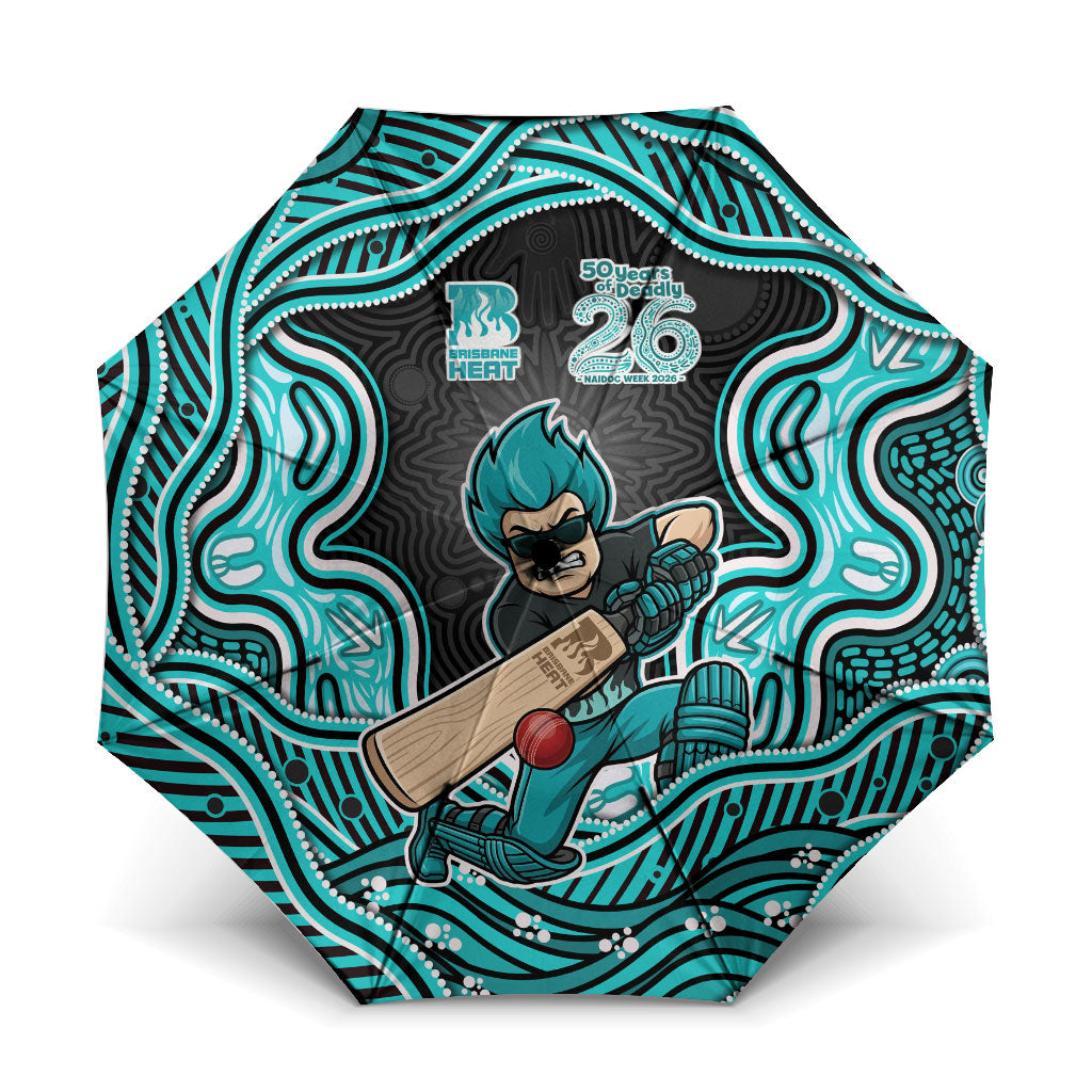 Brisbane Heat NAIDOC Week 2026 Umbrella Aboriginal Indigenous - 50 Years of Deadly