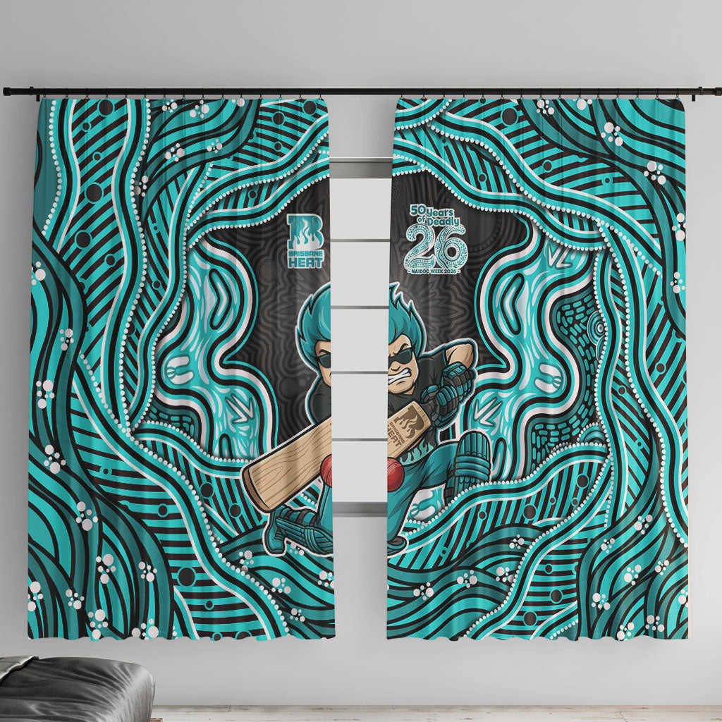 Brisbane Heat NAIDOC Week 2026 Window Curtain Aboriginal Indigenous - 50 Years of Deadly
