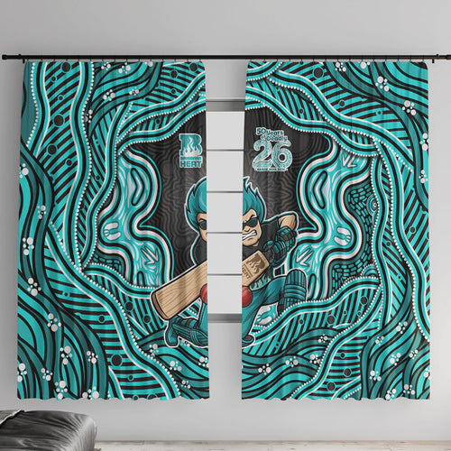 Brisbane Heat NAIDOC Week 2026 Window Curtain Aboriginal Indigenous - 50 Years of Deadly