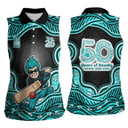 Brisbane Heat NAIDOC Week 2026 Women Sleeveless Polo Shirt Aboriginal Indigenous - 50 Years of Deadly