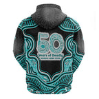 Brisbane Heat NAIDOC Week 2026 Zip Hoodie Aboriginal Indigenous - 50 Years of Deadly