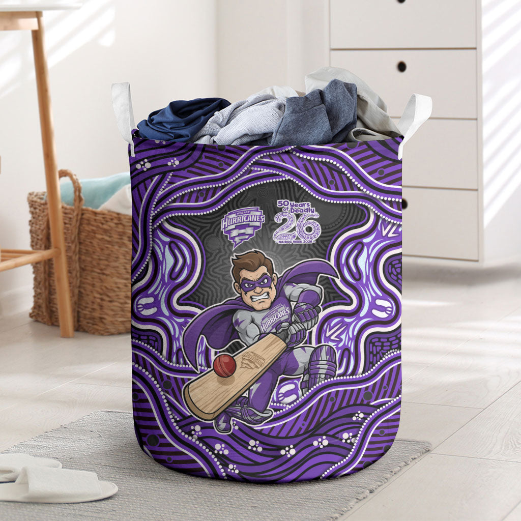 Hobart Hurricanes NAIDOC Week 2026 Laundry Basket Aboriginal Indigenous - 50 Years of Deadly