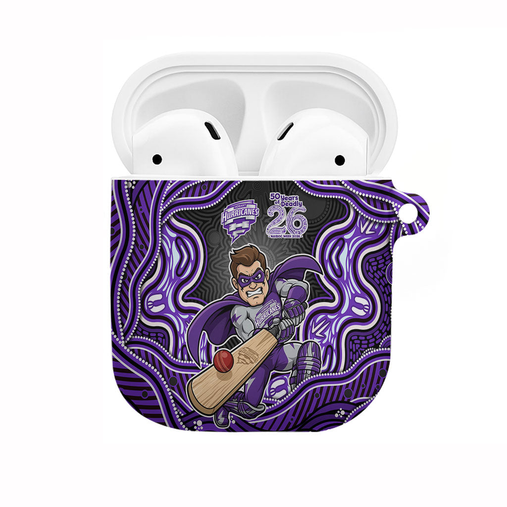Hobart Hurricanes NAIDOC Week 2026 AirPods Case Aboriginal Indigenous - 50 Years of Deadly