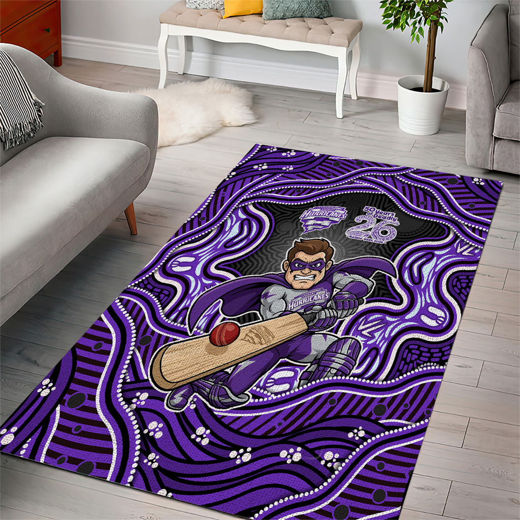 Hobart Hurricanes NAIDOC Week 2026 Area Rug Aboriginal Indigenous - 50 Years of Deadly