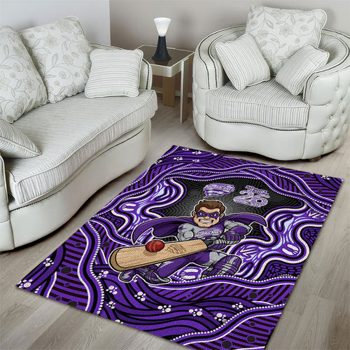 Hobart Hurricanes NAIDOC Week 2026 Area Rug Aboriginal Indigenous - 50 Years of Deadly