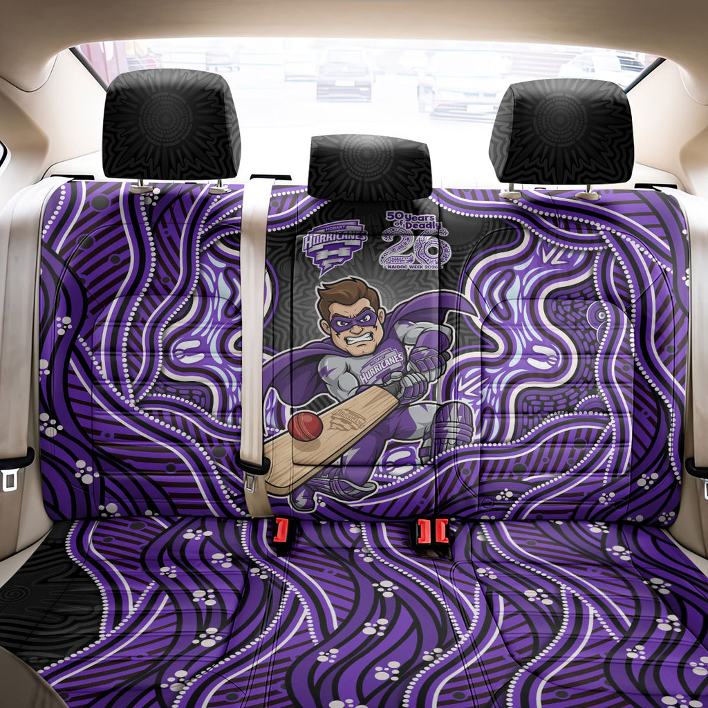 Hobart Hurricanes NAIDOC Week 2026 Back Car Seat Cover Aboriginal Indigenous - 50 Years of Deadly