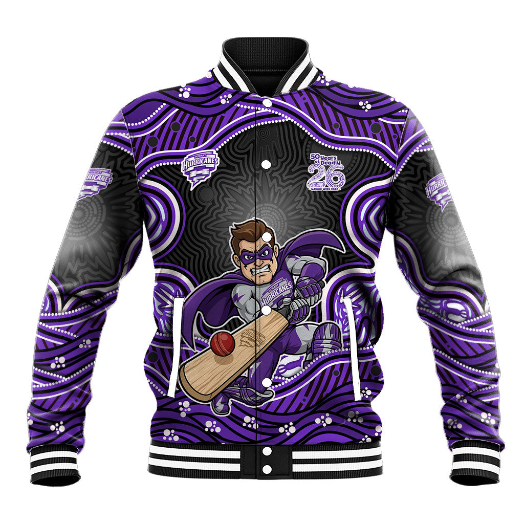 Hobart Hurricanes NAIDOC Week 2026 Baseball Jacket Aboriginal Indigenous - 50 Years of Deadly