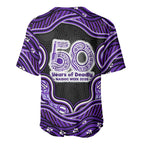 Hobart Hurricanes NAIDOC Week 2026 Baseball Jersey Aboriginal Indigenous - 50 Years of Deadly